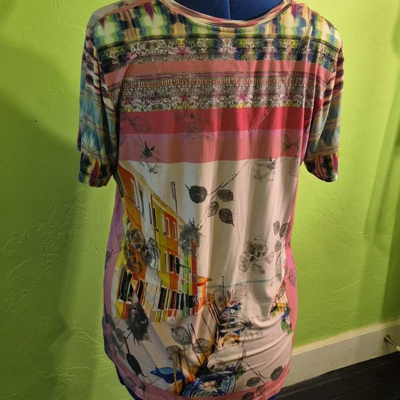 Johnny Was Womens Angelica Stripe 95% ,bamboo/5% Spandex.(#1691) Sz.L #J17121C - Picture 3 of 12